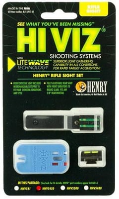 Hiviz HHVS450 LiteWave Henry Frontier Fiber Optic Green Black HHVS450
