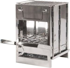 Rothco Stainless Steel Folding Camp Stove, Silver, 1856 