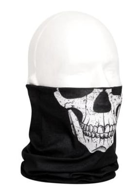 Rothco Multi-Use Neck Gaiter and Face Covering Tactical Wrap - Skull Print, 2408 