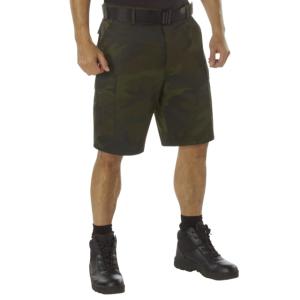 Rothco Colored Camo BDU Shorts - Men's, Midnight Woodland Camo, Large, 12040-MidnightWoodlandCamo-L