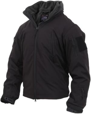 Rothco 3-in-1 Spec Ops Soft Shell Jacket, Black, 4XL, 3947-Black-4XL
