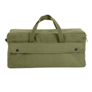 Rothco Canvas Jumbo Tool Bag With Brass Zipper, Olive Drab, 7263-OliveDrab