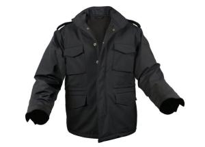 Rothco Soft Shell Tactical M-65 Field Jacket, Black, XL, 5247-Black-XL