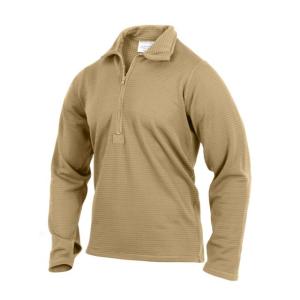 Rothco ECWCS Gen III Level II Mid-Weight Underwear Top - Mens, AR 670-1 Coyote Brown, 2XL, 69041-AR670-1CoyoteBrown-2XL