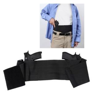 Rothco Ambidextrous Concealed Elastic Belly Band Holster, Ambidextrous, Black, 10773
