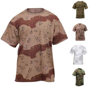 Rothco Camo T-Shirts, M, White Camo, 2182-WhiteCamo-M