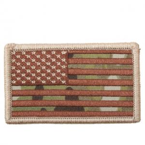Rothco American Flag Patch - Hook Back, MultiCam, Bulk Packaging, 17771-MultiCam-Normal-BulkPackaging