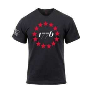 Rothco 1776 T-Shirt - Black, Extra Large, 10831-XL 10831XL