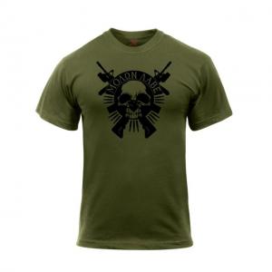 Rothco Molon Labe Skull T-Shirt, 2XL, 2918-2XL