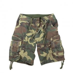 Rothco Vintage Camo Infantry Utility Shorts, Woodland Camo, M, 2540-WoodlandCamo-M