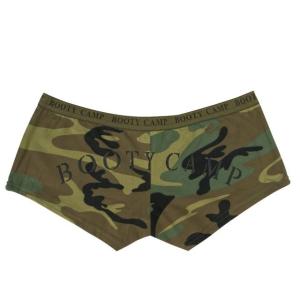 Rothco Woodland Camo Booty Camp Booty Shorts - Women's, Medium, Camo, 3476-625
