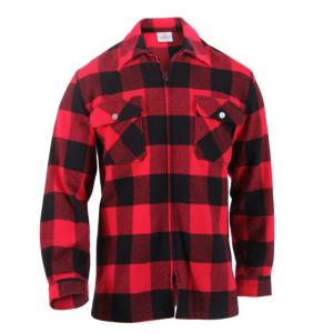 Rothco Concealed Carry Flannel Shirt, Red, 2XL, 3967-Red-2XL