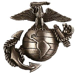 Rothco U.S.M.C. Cap Pin, Bronze, 1753