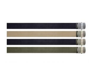 Rothco Vintage Web Belt w/ Roller Buckle, Black, 4470-Black-Black