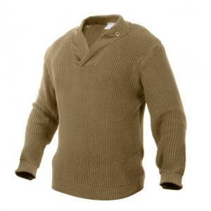 Rothco WWII Vintage Mechanics Sweater, Khaki, XL, 5349-Khaki-XL