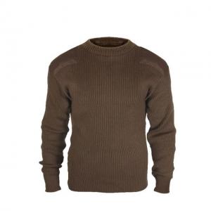Rothco G.I. Style Acrylic Commando Sweater, Brown, L, 5415-Brown-L