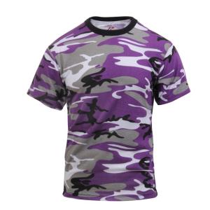 Rothco Colored Camo T-Shirts, Ultra Violet Camo, 3XL, 60278-UltraVioletCamo-3XL 613902602786