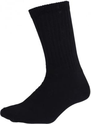 Rothco Athletic Crew Socks, Black, 6229-Black-9-11