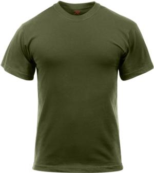 Rothco Solid Color Poly/Cotton Military T-Shirt, Olive Drab, 2XL, 6907-OliveDrab-2XL