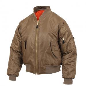 Rothco MA-1 Flight Jacket, Coyote Brown, XL, 7544-CoyoteBrown-XL