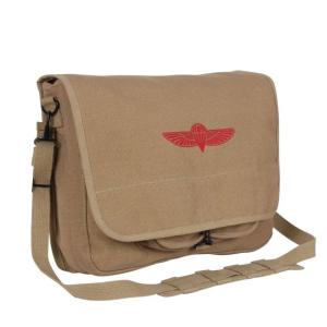 Rothco Canvas Israeli Paratrooper Bag, Khaki, 8120-Khaki