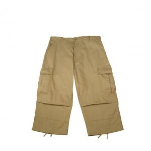 Rothco 6-Pocket BDU 3/4 Pants, Khaki, 2XL, 8366-Khaki-2XL