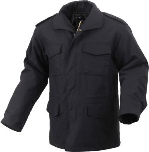Rothco M-65 Field Jacket - Mens, Black, 2XL, 8445