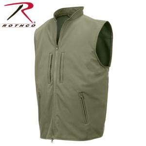 Rothco Concealed Carry Soft Shell Vest, Olive Drab, Small, 86800-OliveDrab-S 86800007