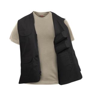 Rothco Lightweight Professional Concealed Carry Vest, Black, L, 86705-Black-L
