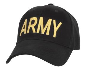 Rothco Army Supreme Low Profile Cap, Black, 9285-Black