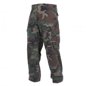 Rothco Vintage Vietnam Fatigue Pant Rip-Stop, Woodland Camo, M, 4271-WoodlandCamo-M