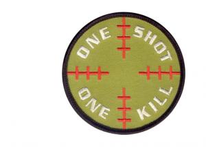 Rothco One Shot One Kill Morale Patch, 72186