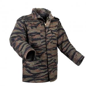 Rothco M-65 Camo Field Jacket, Tiger Stripe Camo, 2XL, 8714-TigerStripeCamo-2XL
