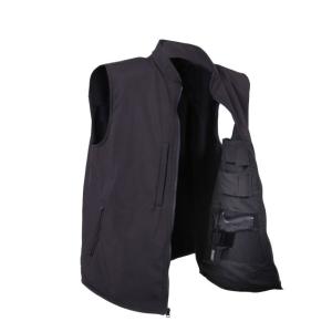 Rothco Concealed Carry Soft Shell Vest, Black, M, 86500-Black-M