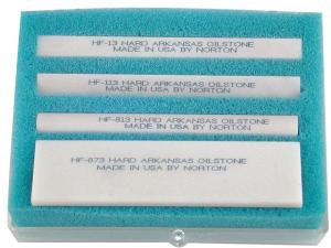 Norton Hard Arkansas Sharpening Stone Package of 4 Ultra-Fine - 566859