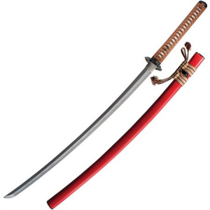 Dragon King 35240 Helmet Katana with Brown Cord Wrapped Handle