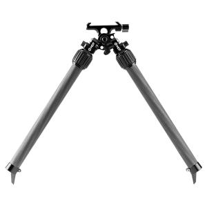 Mdt Sporting Goods Inc 114700BLK Mountain Bipod 2.70-15.80” High Black Carbon Fiber/Aluminum