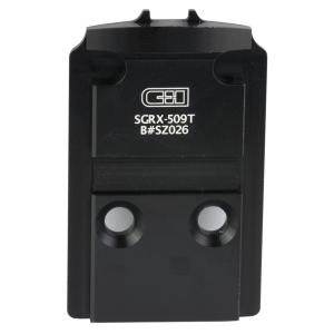 C&H Precision Weapons Sig Sauer X-Series Sig P320 RX/Pro Series/AXG Holosun 407/507K Mount - Black SGRX-HOLOk
