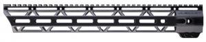 JL Billet Angle Cut M-Lok Handguard, Low Profile, AR10, .308, 15 inch, Black, JLB-MLA-308-15L-A