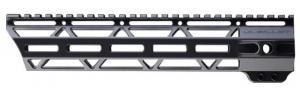 JL Billet Angle Cut M-Lok Handguard, Low Profile, AR10, .308, 10.6 inch, Black, JLB-MLA-308-10L-A