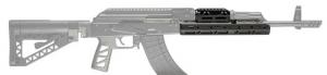 JL Billet Force Alignment AK Rail, Long, Black, JLB-FA-AKR-L-A JLBFAAKRLA