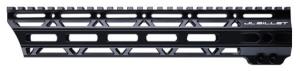 JL Billet Angled M-Lok Free-Float Handguard, AR15, 11 inch, Black, JLB-MLA-11-A