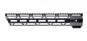 JL Billet Angle Cut M-Lok Handguard, High Profile, AR10, .308, 12.8 inch, Black, JLB-MLA-308-12H-A