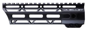 JL Billet Angled M-Lok Free-Float Handguard, AR15, 7.3 inch, Black, JLB-MLA-7-A