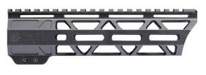 JL Billet Angled M-Lok Free-Float Handguard, AR15, 8 inch, Black, JLB-MLA-8-A