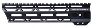 JL Billet Angled M-Lok Free-Float Handguard, AR15, 9 inch, Black, JLB-MLA-9-A