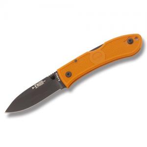 KA-BAR Dozier Folding Hunter AUS-8A Stainless Steel Blade Orange Zytel Handle 617717650629