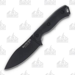 KA-BAR Becker Nessmuk Fixed Blade Knife (SMKW Exclusive Blackout) 617717900198