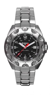 Traser Survivor, Nato Strap, Silver, 44mm, 105470