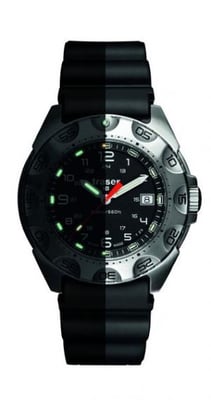 Traser Survivor, Rubber Strap, Silver, 44mm, 105471